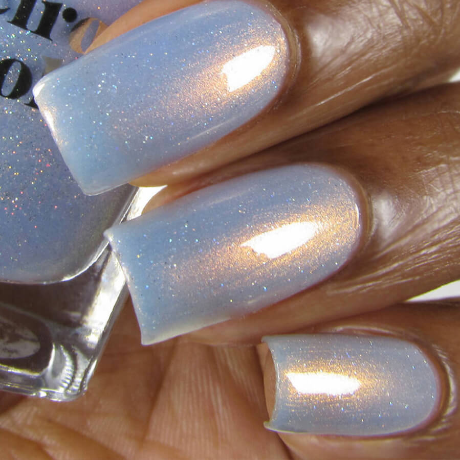 Sparkle Light Blue Polish